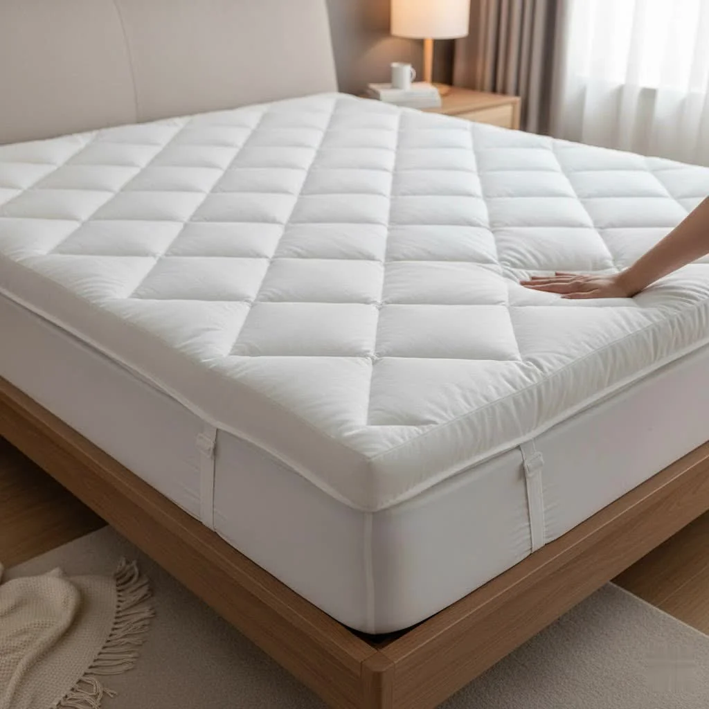 Wool mattress topper for enhanced sleep