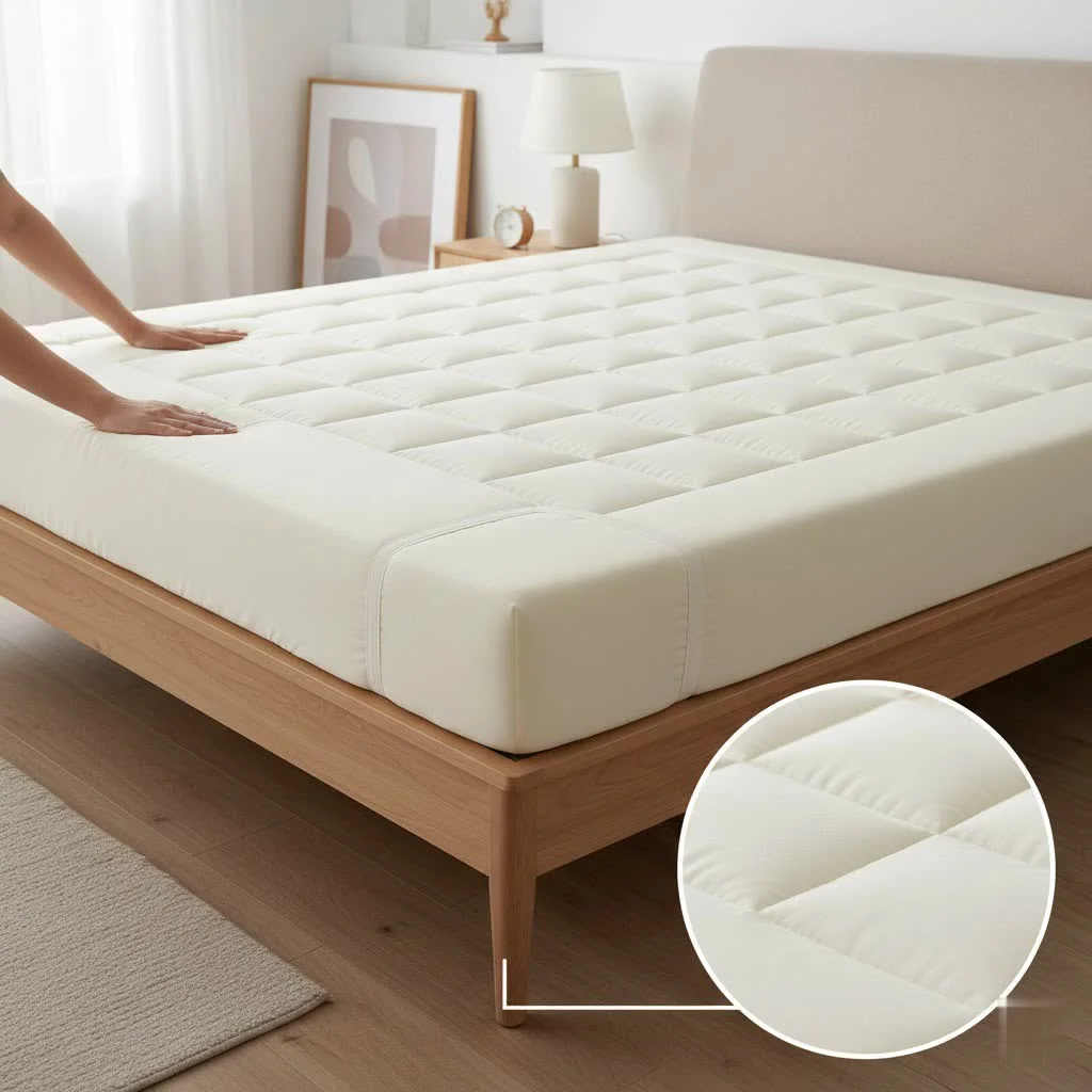 Cooling mattress topper for better sleep