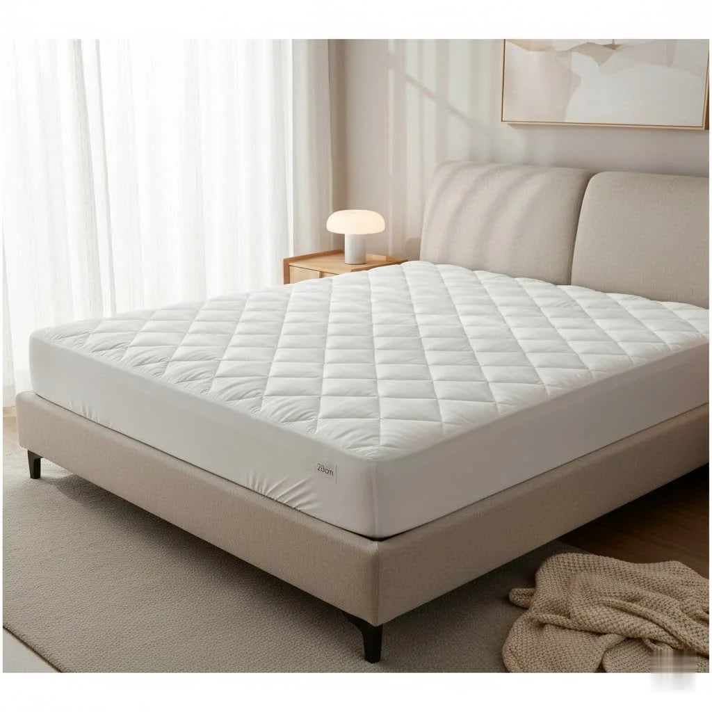 Person stretching their back in bed after a good night's sleep