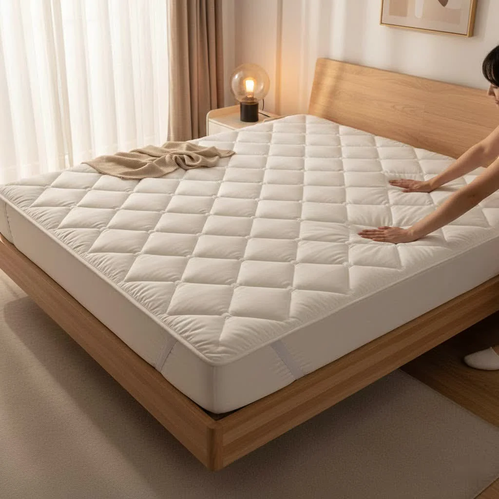 Memory foam mattress topper for enhanced sleep
